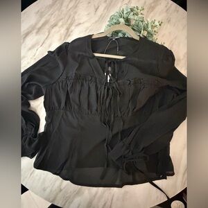 Black Dress with Signature Logo